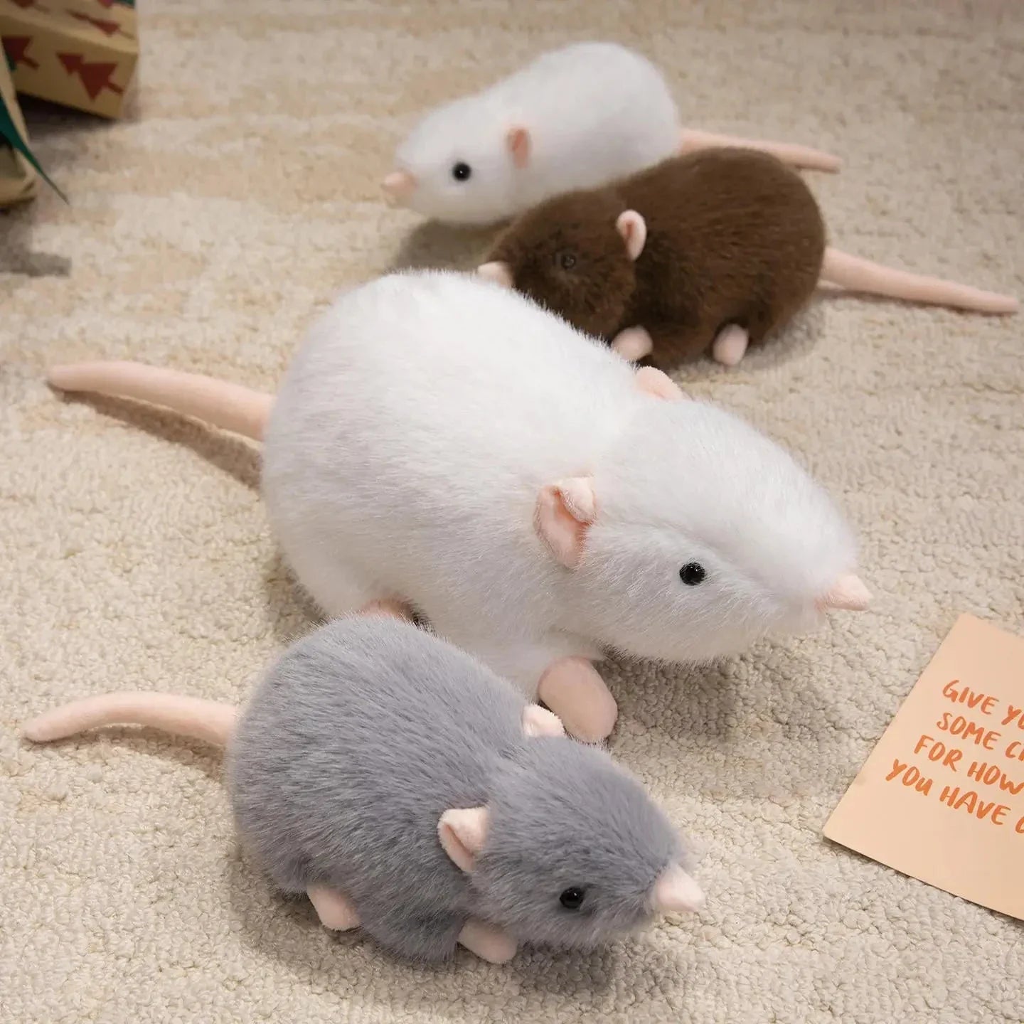 Cheesingtons the Lovable Mouse Plushie Family