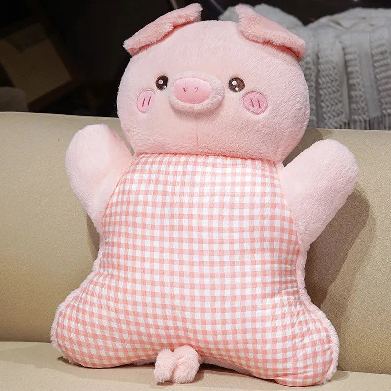 Cozy Pastel Animal Cuddle Cushions