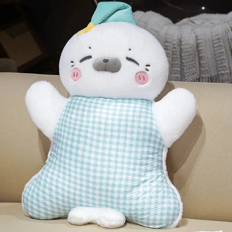Cozy Pastel Animal Cuddle Cushions