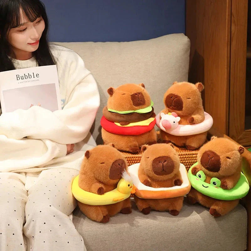 Fluffy Capybara with Float Plushie