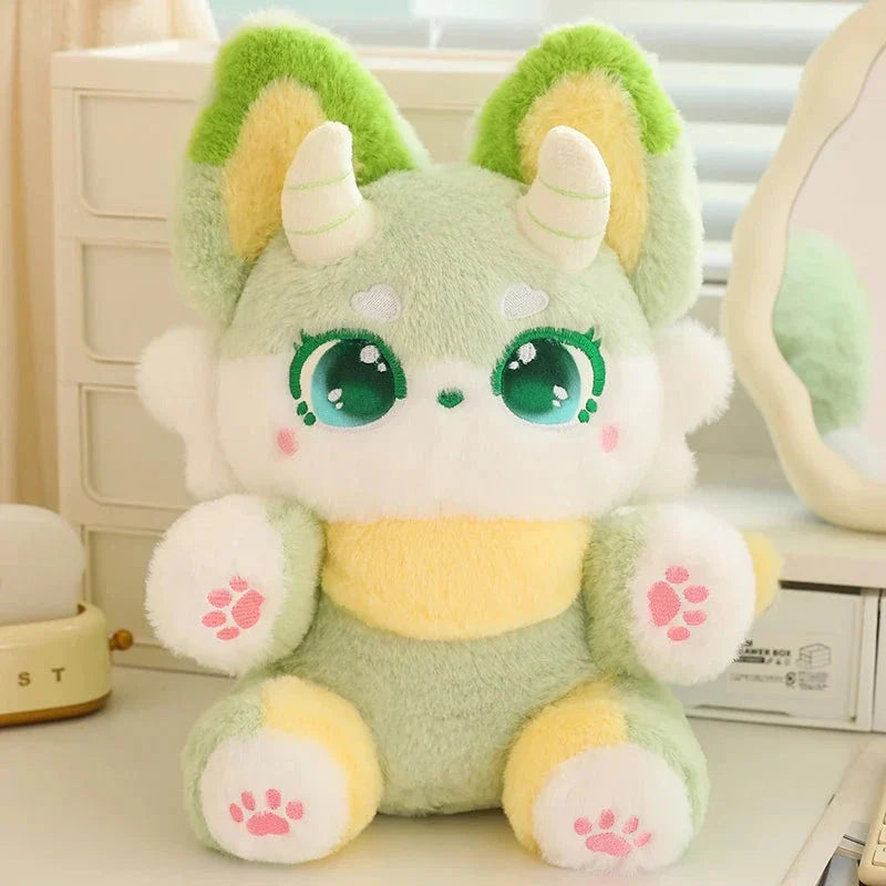 Fluffy Dreamy Horned Fox Plushies