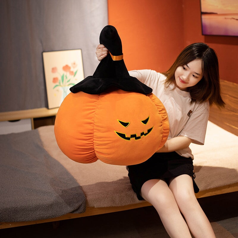 Halloween Pumpkin Black Hat Plushie Collection