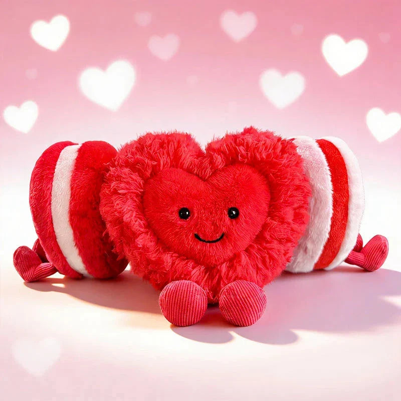 Heart Hugs Macaron Valentines Plush