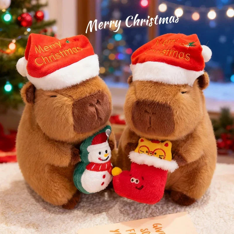 Kawaii Capybara Christmas Plushies