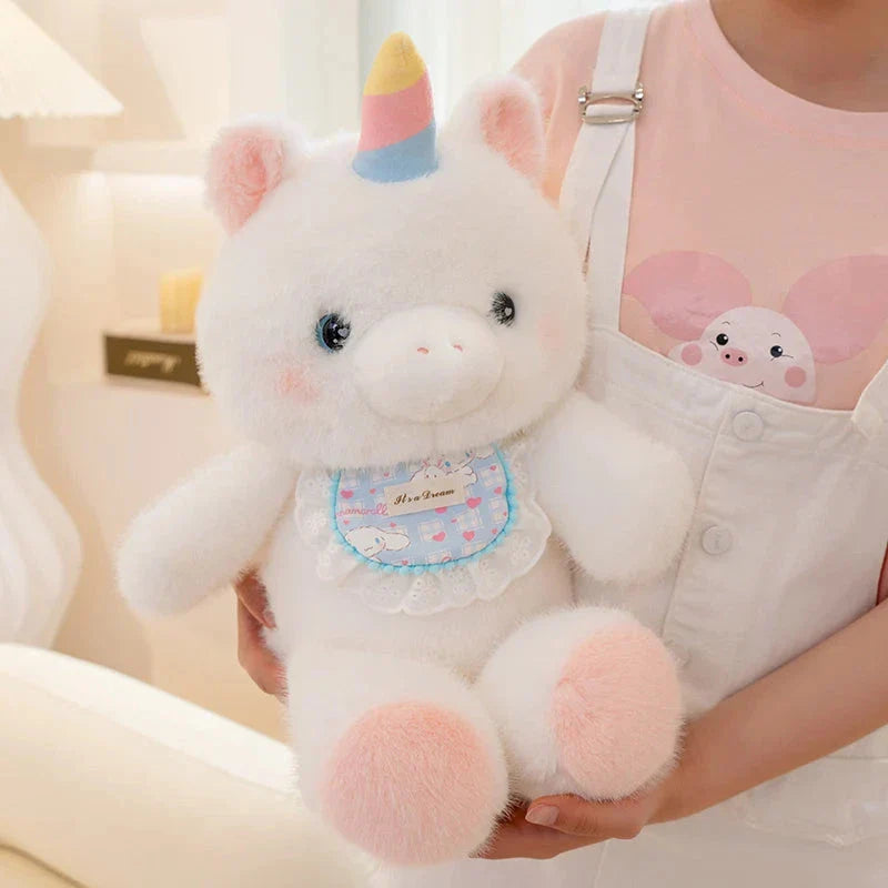 Kawaii Fluffy Sitting Animal Plushie Squad