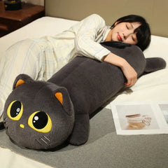 Kawaii Long Snuggly Cat Plush Family