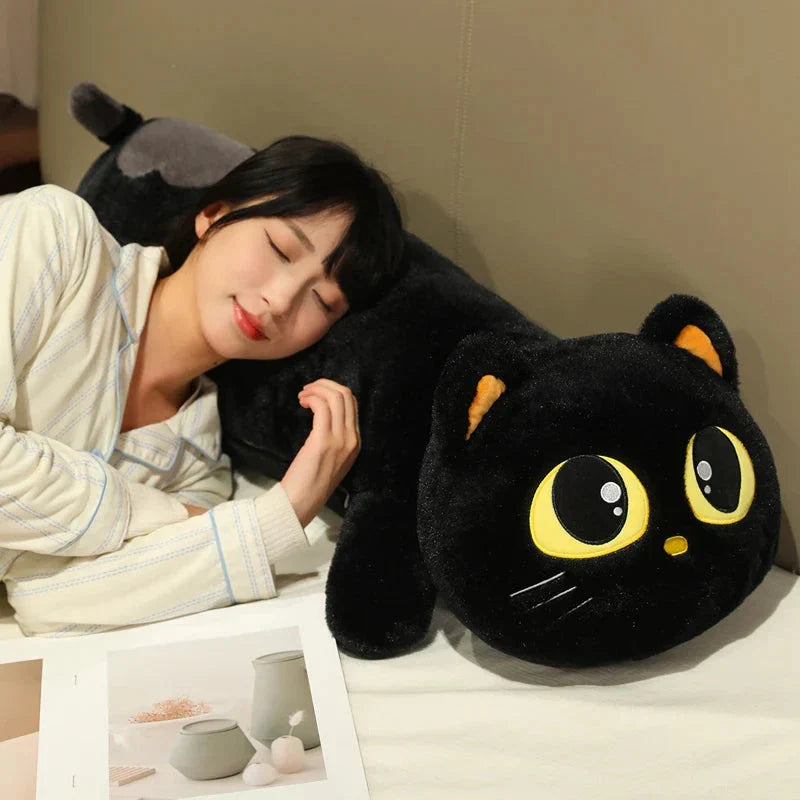 Kawaii Long Snuggly Cat Plush Family