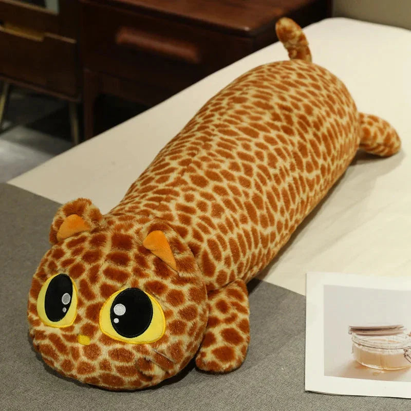 Kawaii Long Snuggly Cat Plush Family
