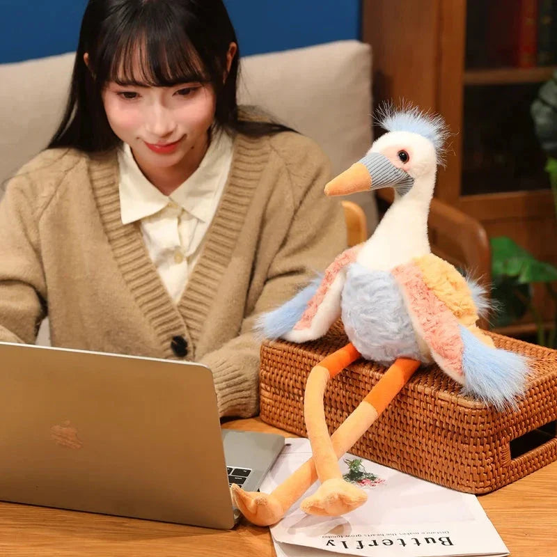 Lila the Long-legged Crane Plush