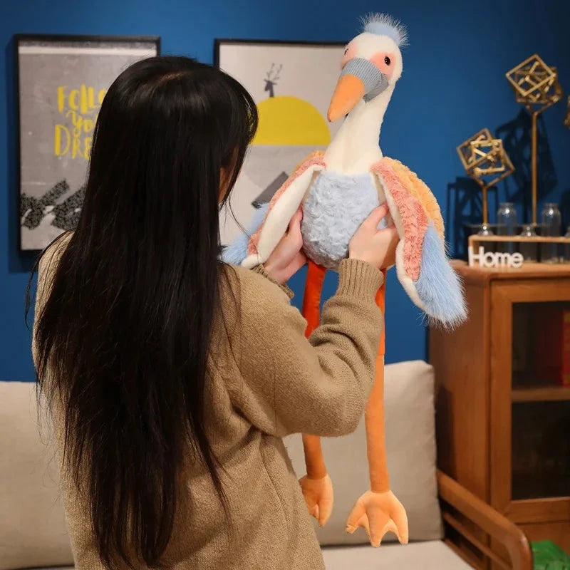 Lila the Long-legged Crane Plush