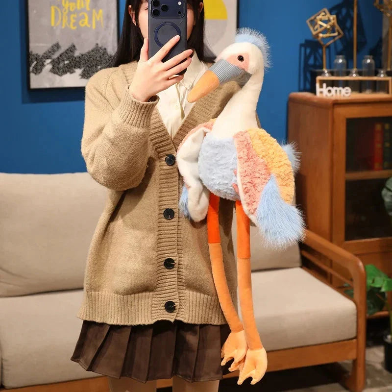 Lila the Long-legged Crane Plush