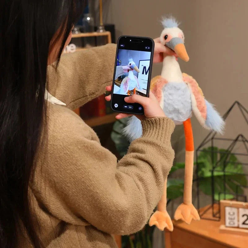 Lila the Long-legged Crane Plush