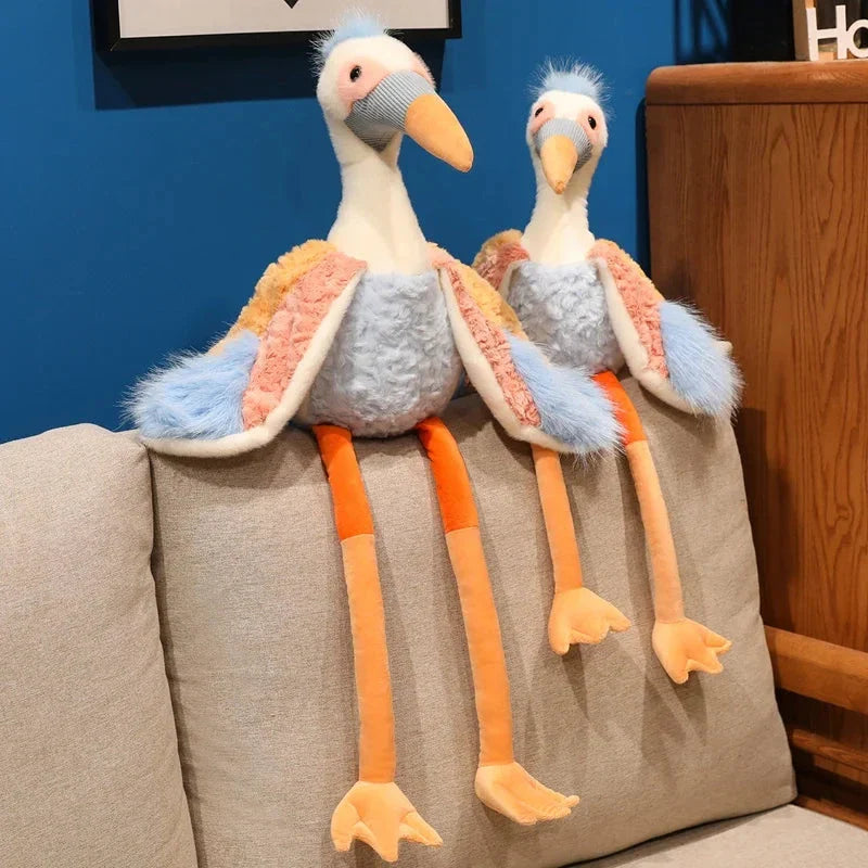 Lila the Long-legged Crane Plush