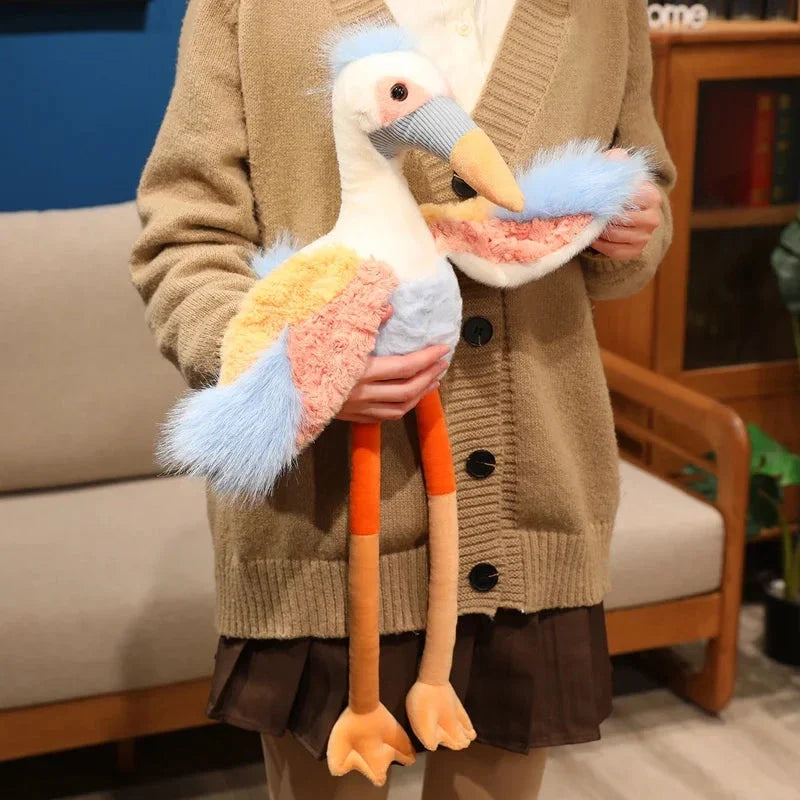 Lila the Long-legged Crane Plush
