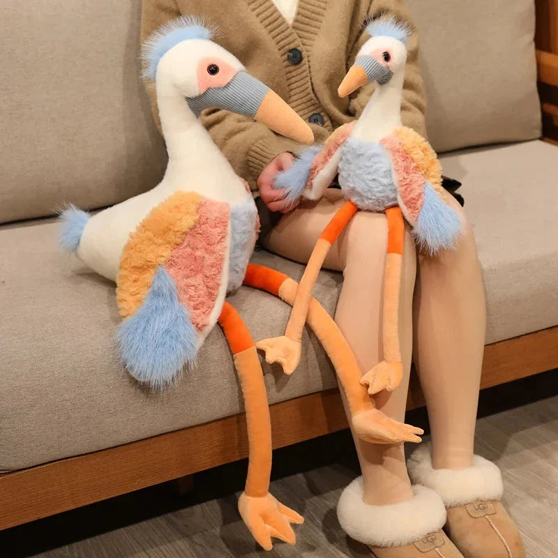 Lila the Long-legged Crane Plush