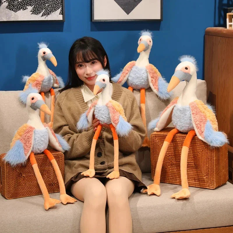 Lila the Long-legged Crane Plush