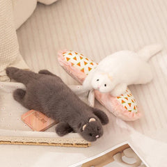 Mochi & Miso The Fluffy Ferret Plushies