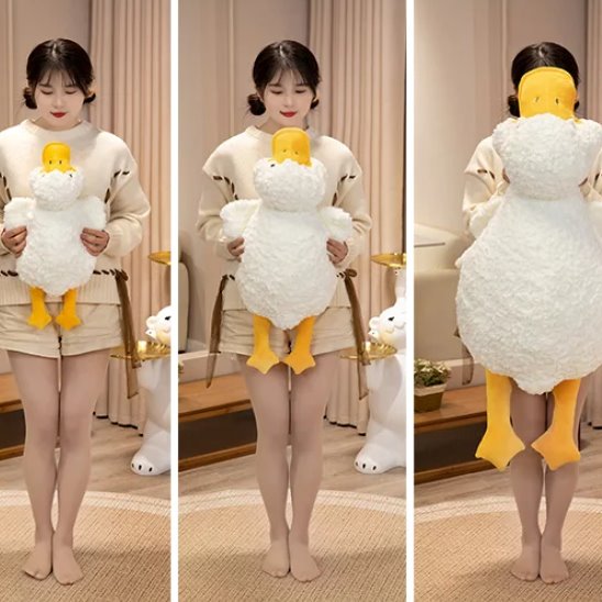 Molly the Giant Fluffy White Duck Plushie