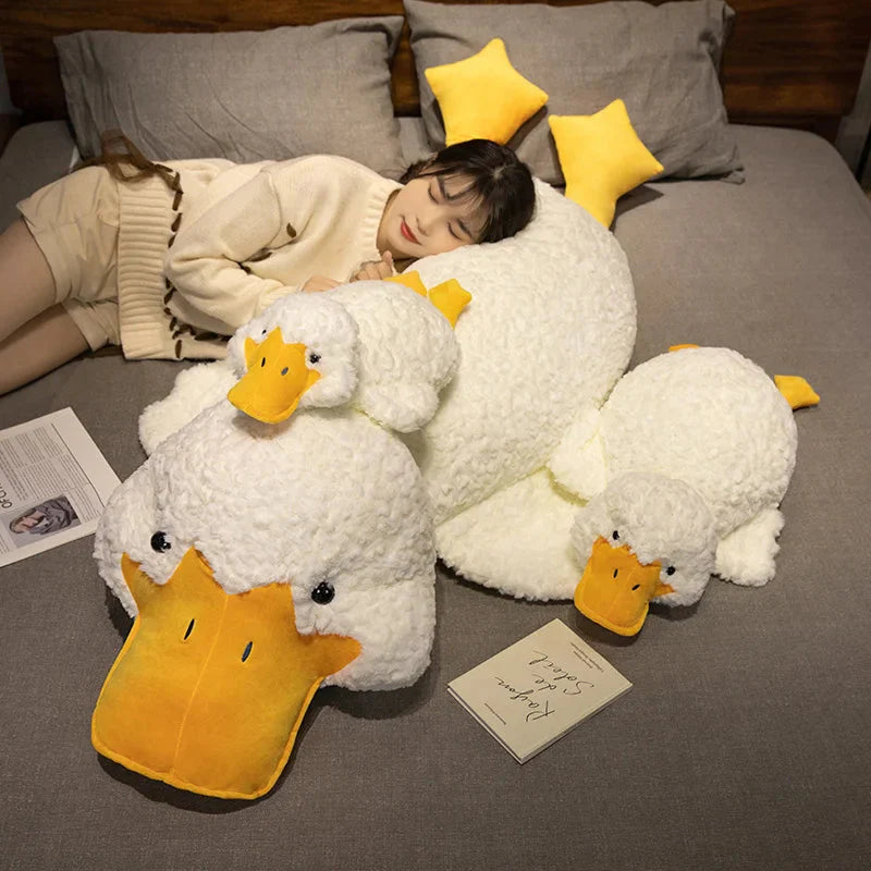 Molly the Giant Fluffy White Duck Plushie