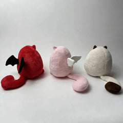 Round Chubby Cat Angel Plush