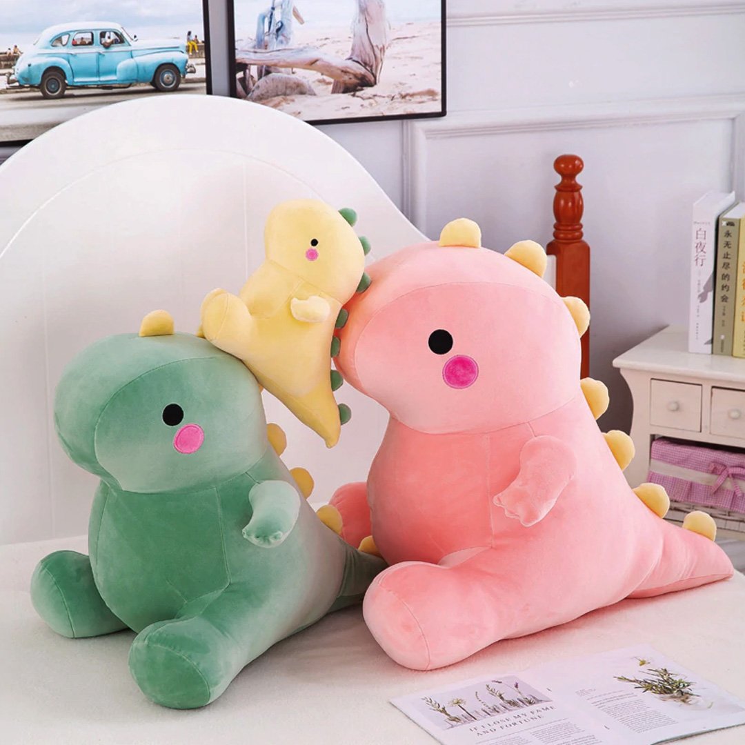 Taco, Taki & Tabi The Dino Family Plushies