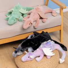 The Mighty Colored Dragon Family Soft Toys