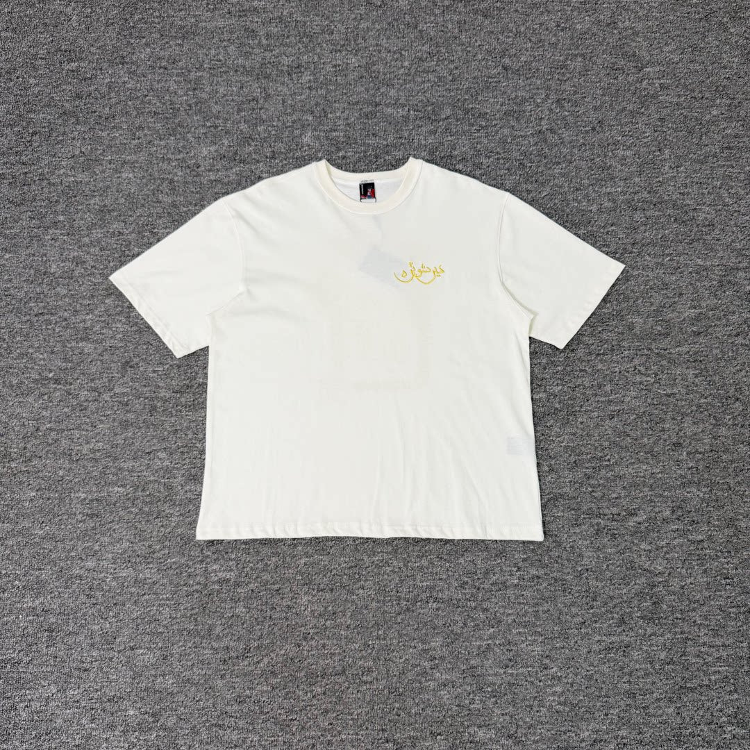 Derschutze Heavy Embroidery Loose Cotton Tee