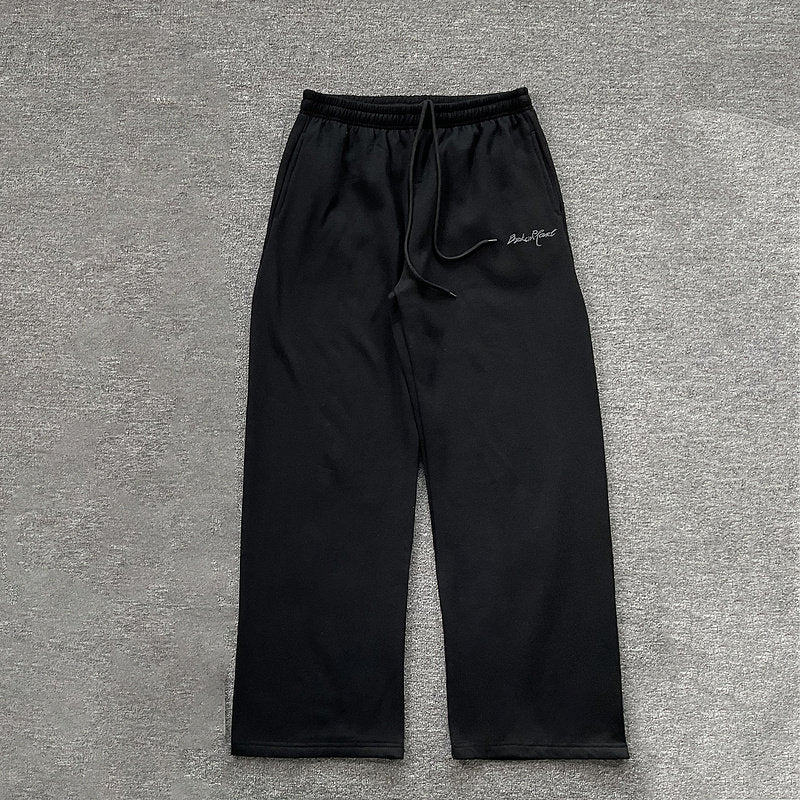 Broken Planet Embroidered Sporty Casual Pants