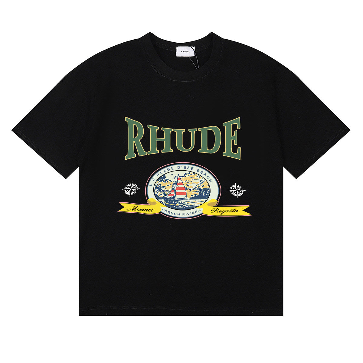 RHUDE Morocco Sailboat Vintage Graphic Tee
