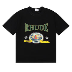RHUDE Morocco Sailboat Vintage Graphic Tee