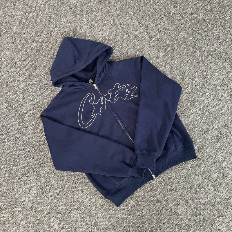 Corteiz Hoodie Embroidered Loose-Fitting Pullover Set