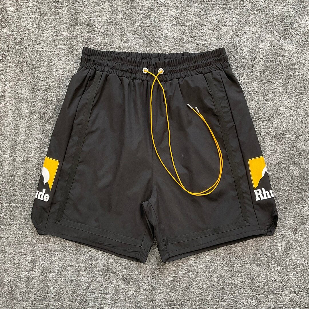 RHUDE Sunset Mountain Graphic Quick Dry Beach Shorts