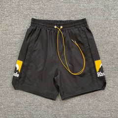 RHUDE Sunset Mountain Graphic Quick Dry Beach Shorts