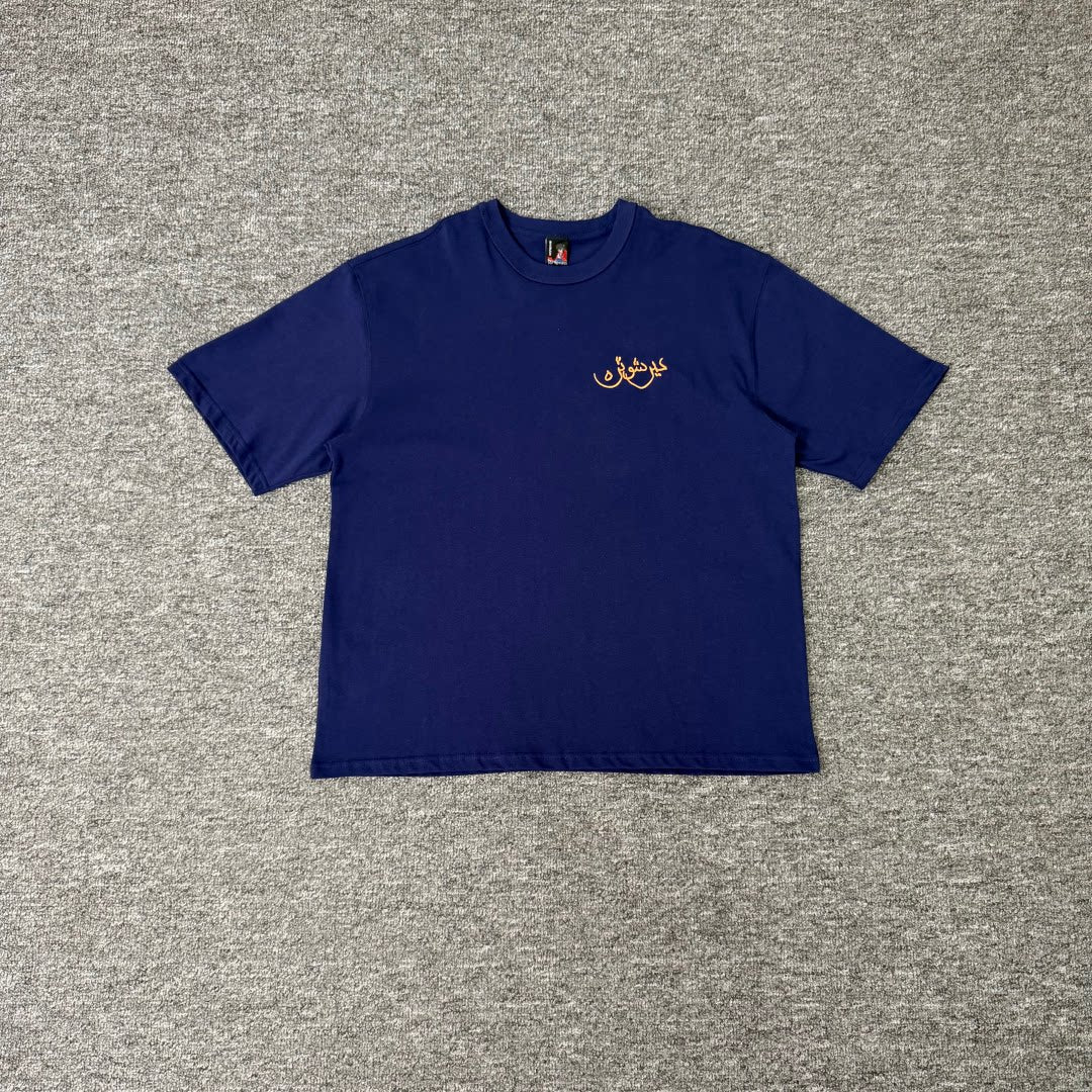 Derschutze Heavy Embroidery Loose Cotton Tee