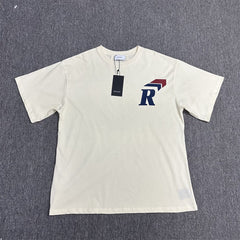RHUDE American Retro Loose Fit Unisex Summer T-Shirt