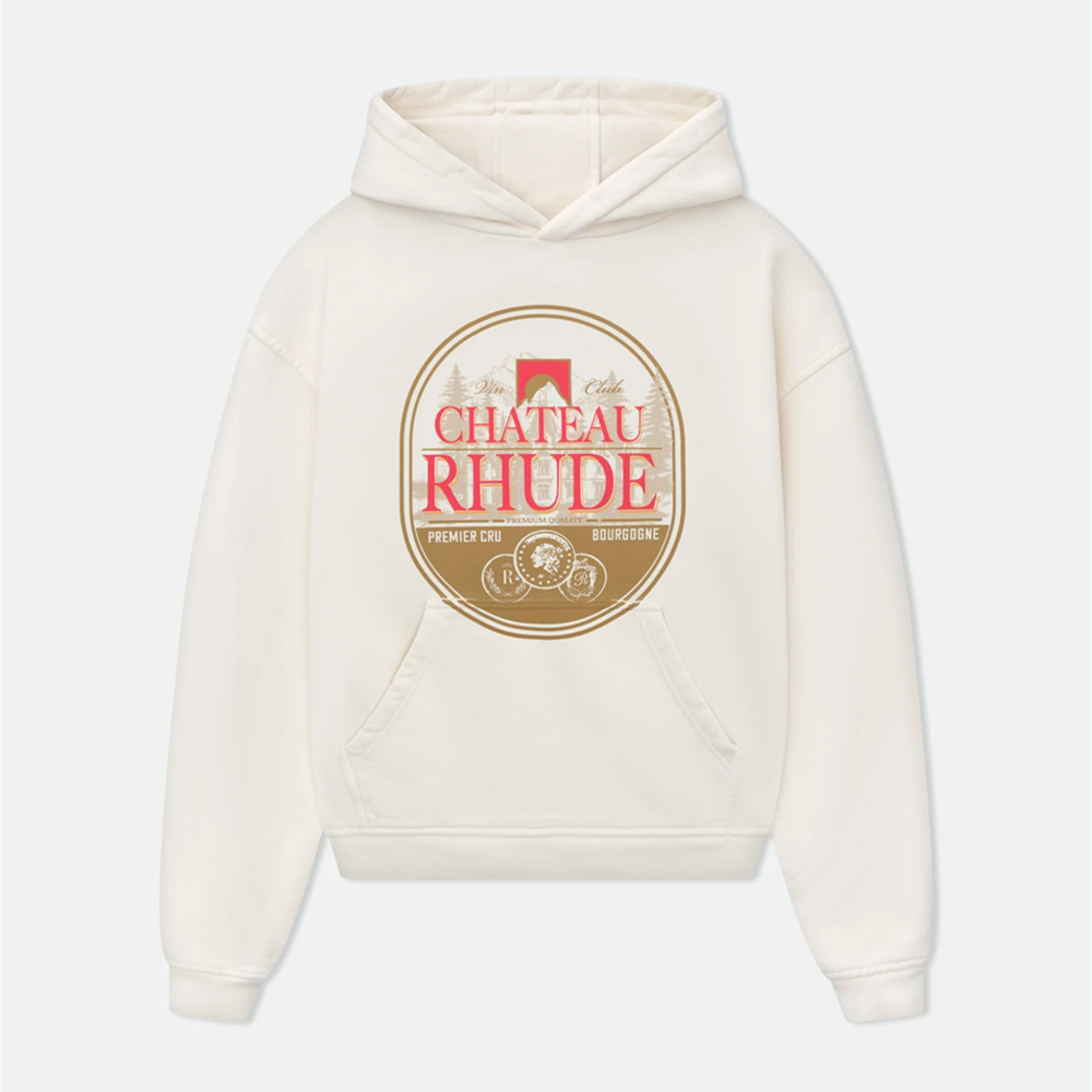 RHUDE Vintage Graphic Hoodie Streetwear Sweatshirt