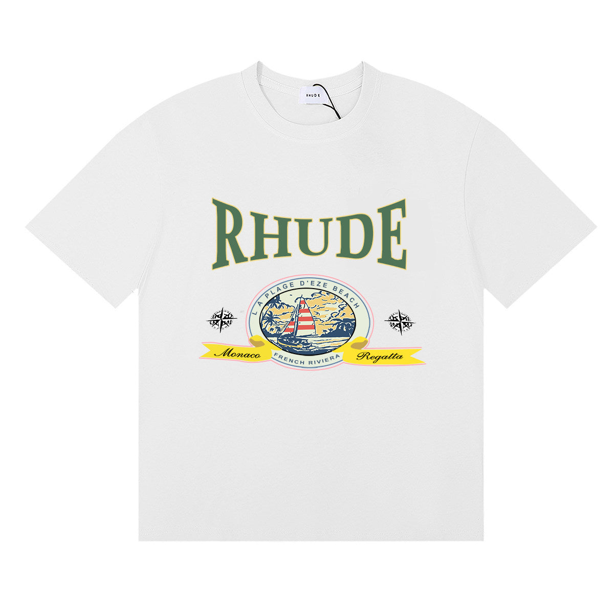 RHUDE Morocco Sailboat Vintage Graphic Tee