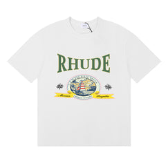 RHUDE Morocco Sailboat Vintage Graphic Tee