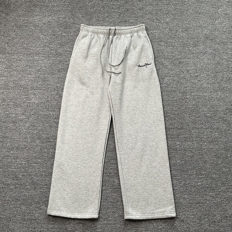 Broken Planet Embroidered Sporty Casual Pants