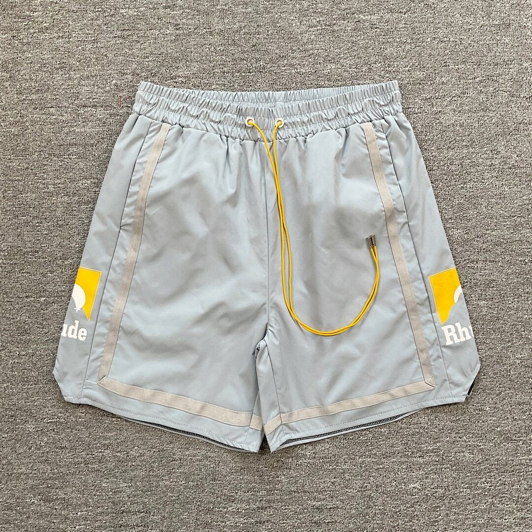 RHUDE Sunset Mountain Graphic Quick Dry Beach Shorts