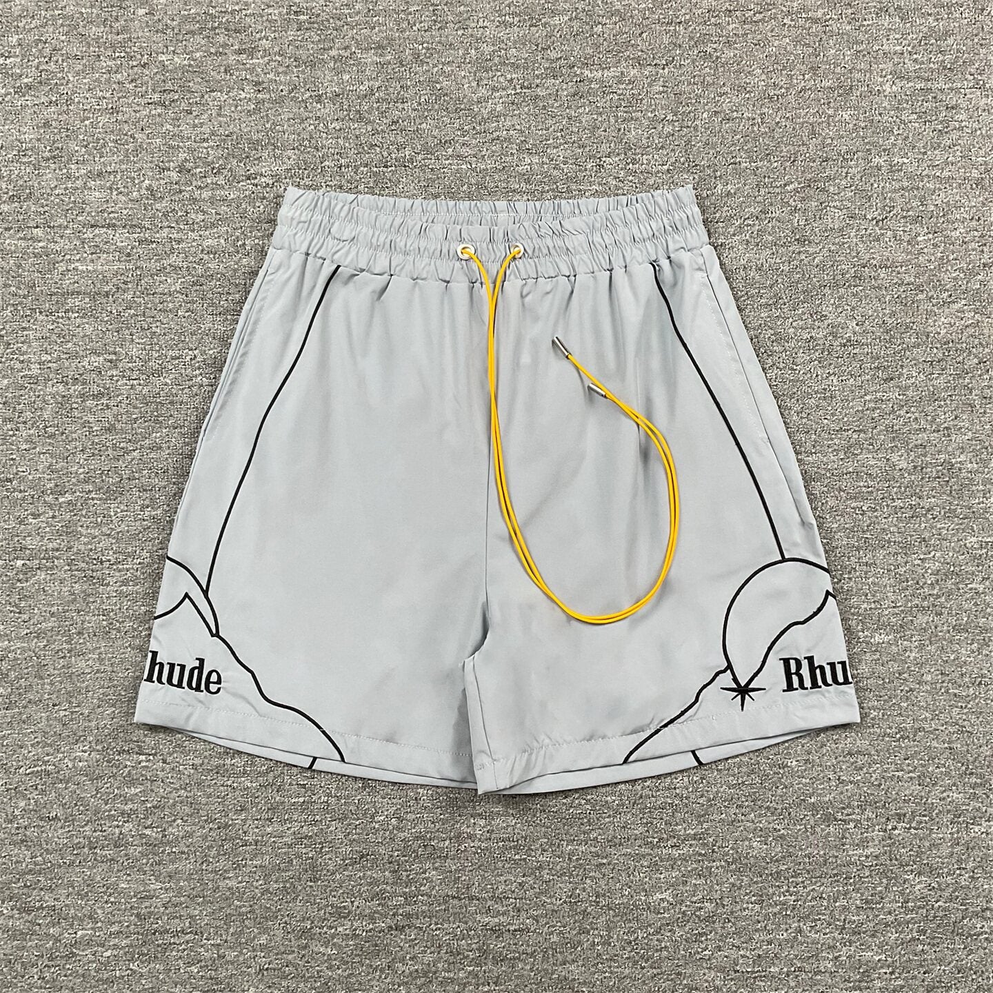 RHUDE American Retro Loose Fit Unisex Sweat Shorts