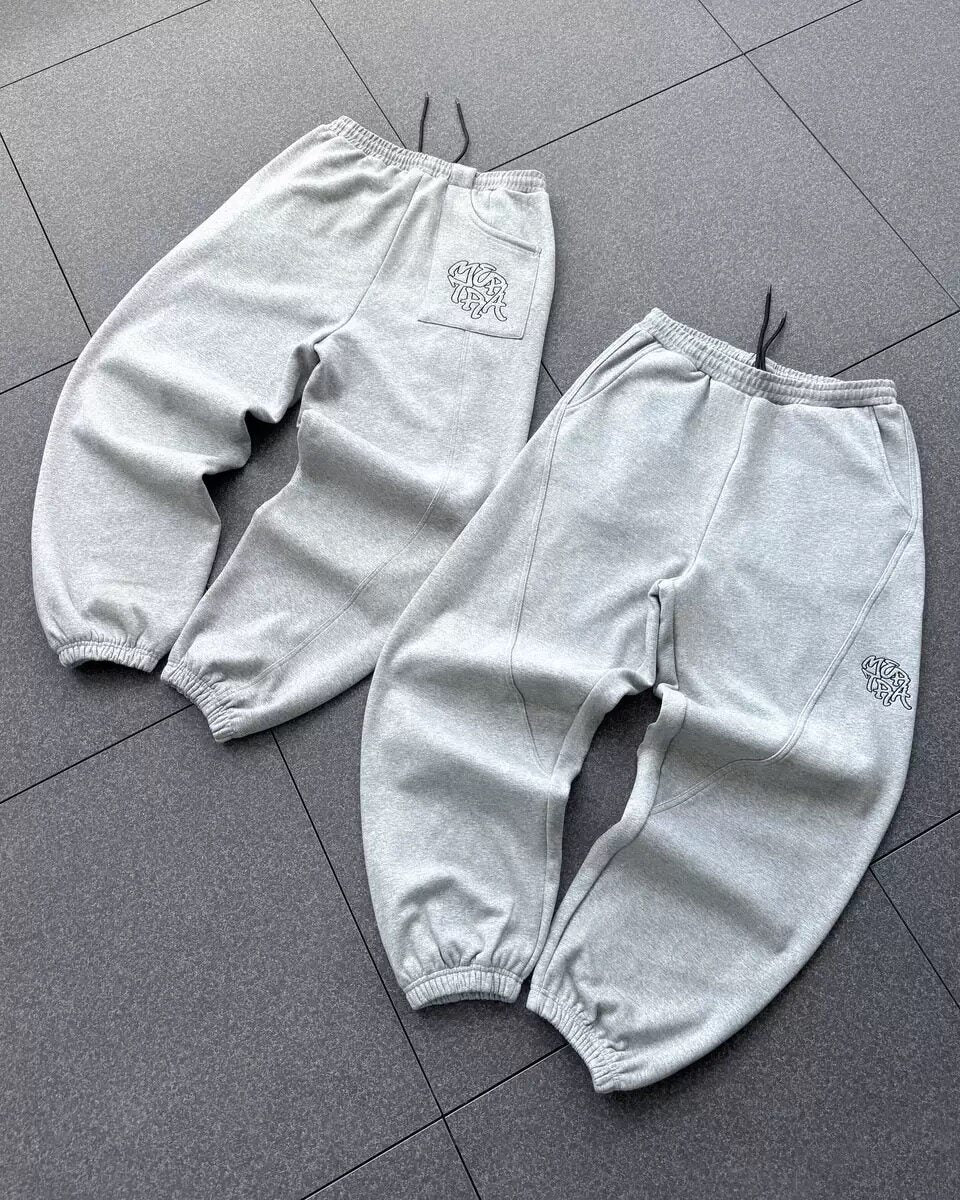 Sweatpants - Street-style stretch waistband y2k pants