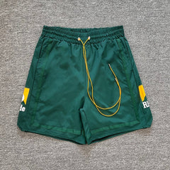 RHUDE Sunset Mountain Graphic Quick Dry Beach Shorts