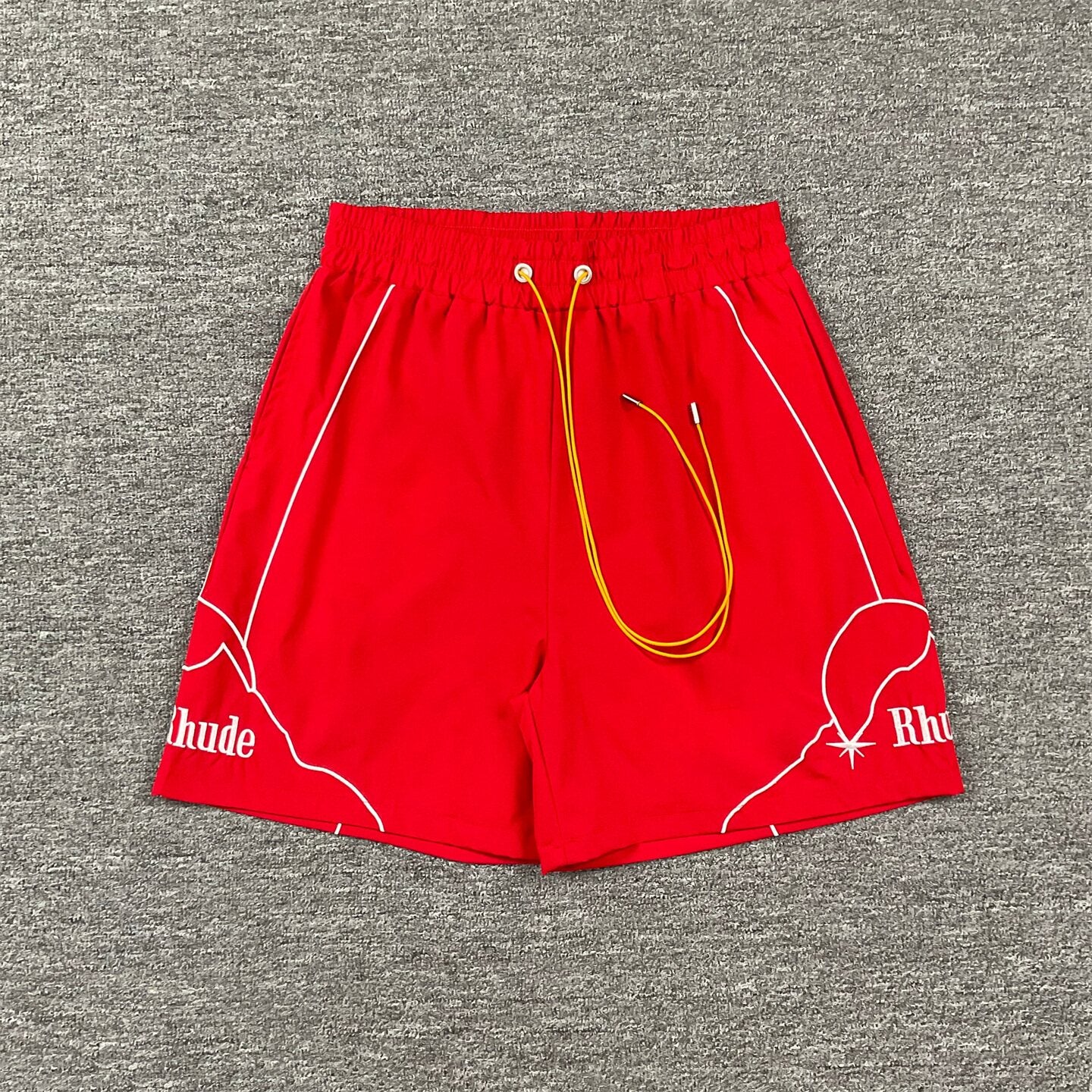 RHUDE American Retro Loose Fit Unisex Sweat Shorts