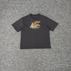 Derschutze Heavy Embroidery Loose Cotton Tee