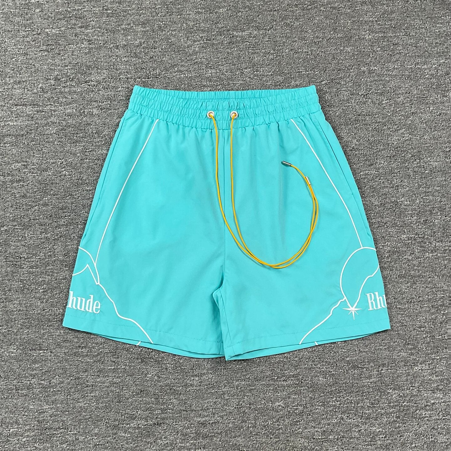 RHUDE American Retro Loose Fit Unisex Sweat Shorts