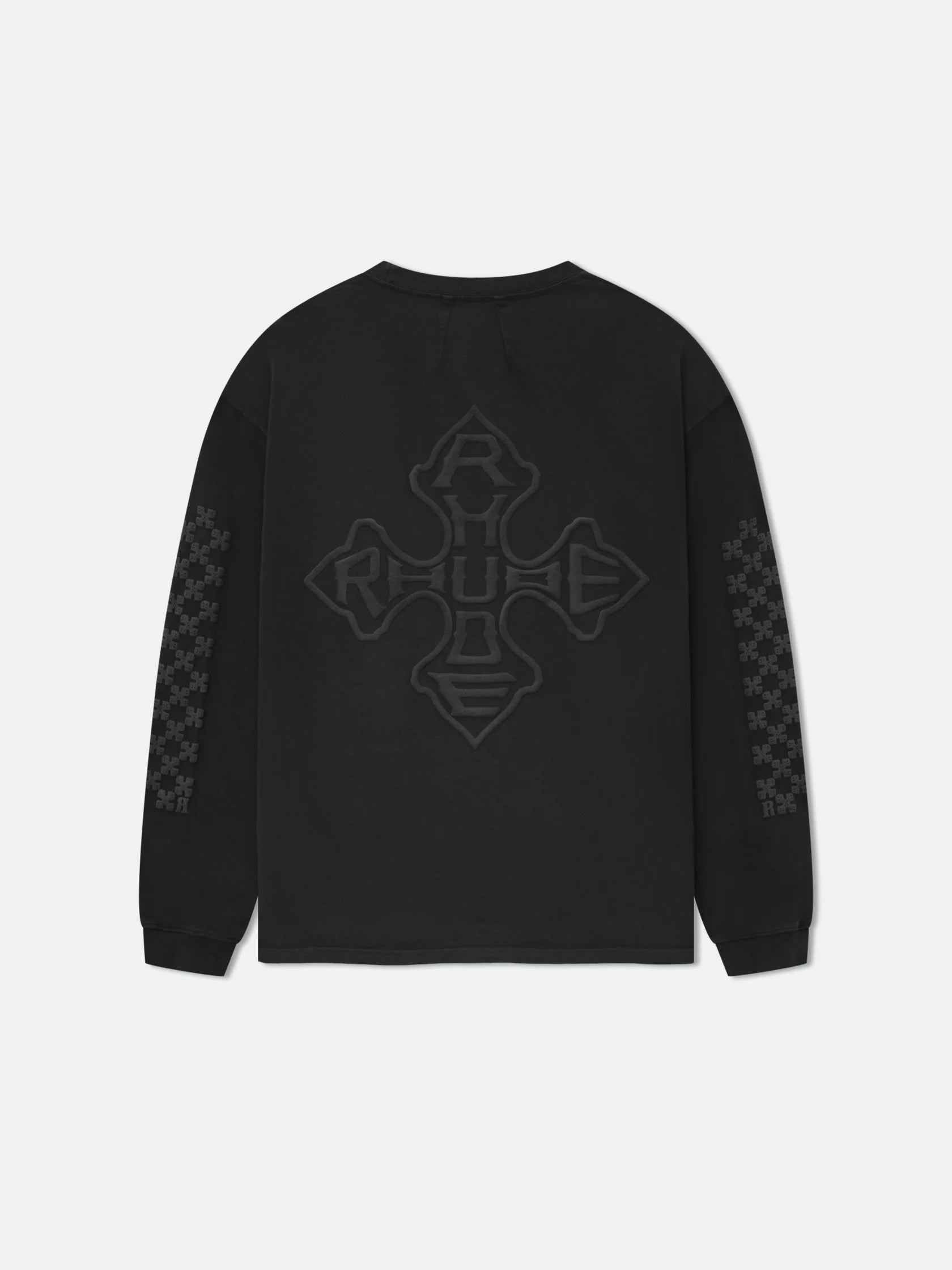 RHUDE American Vintage Letter Print Loose Hooded Sweatshirt