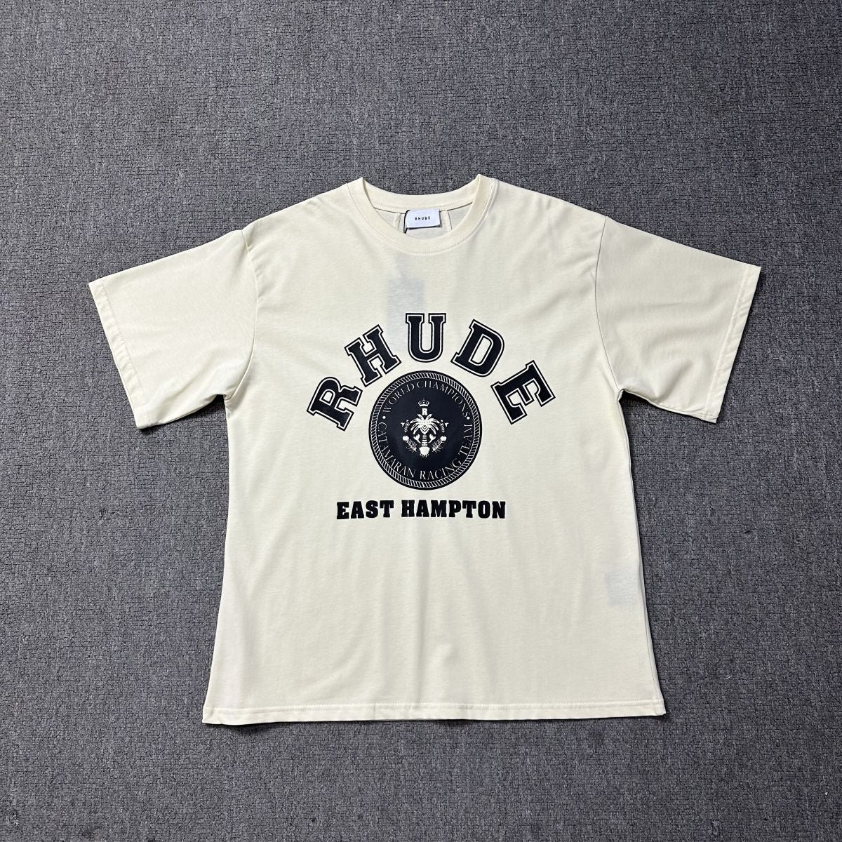 RHUDE American Retro Loose Fit Unisex Summer T-Shirt