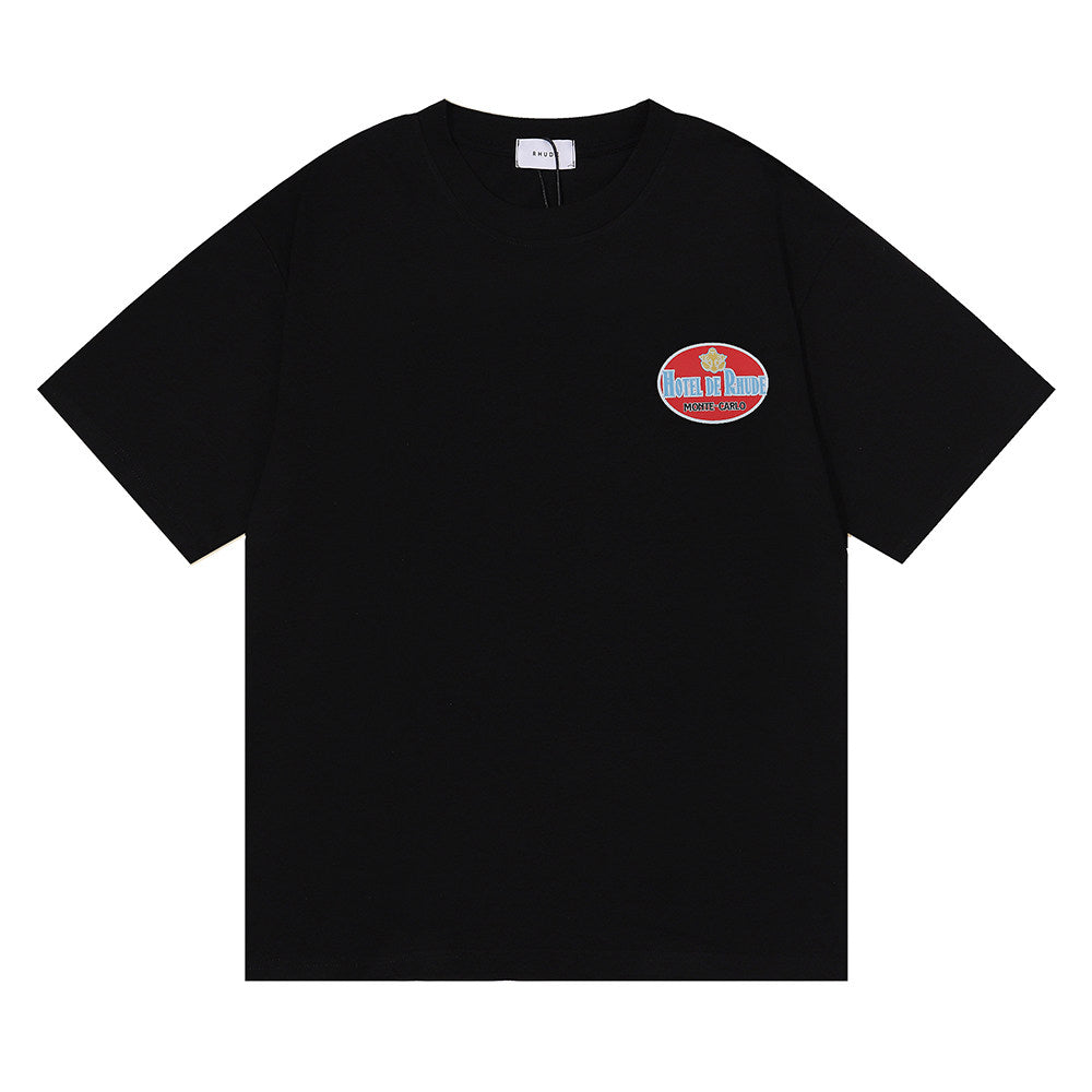 RHUDE American Vintage Graphic Printed Oversized Summer Tee