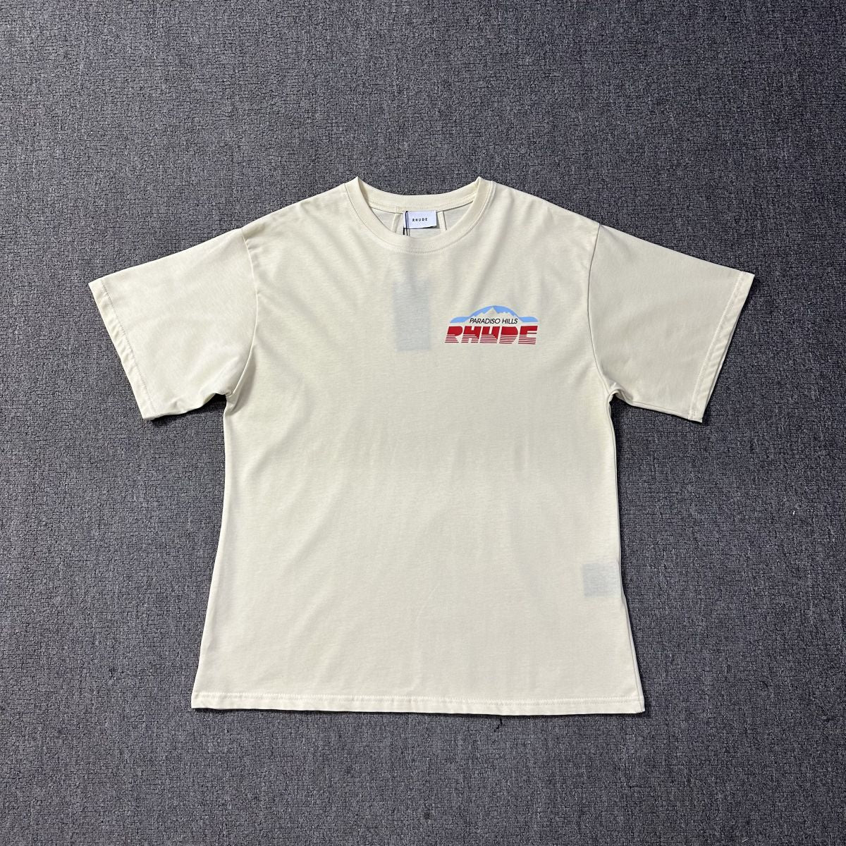 RHUDE American Retro Loose Fit Unisex Summer T-Shirt